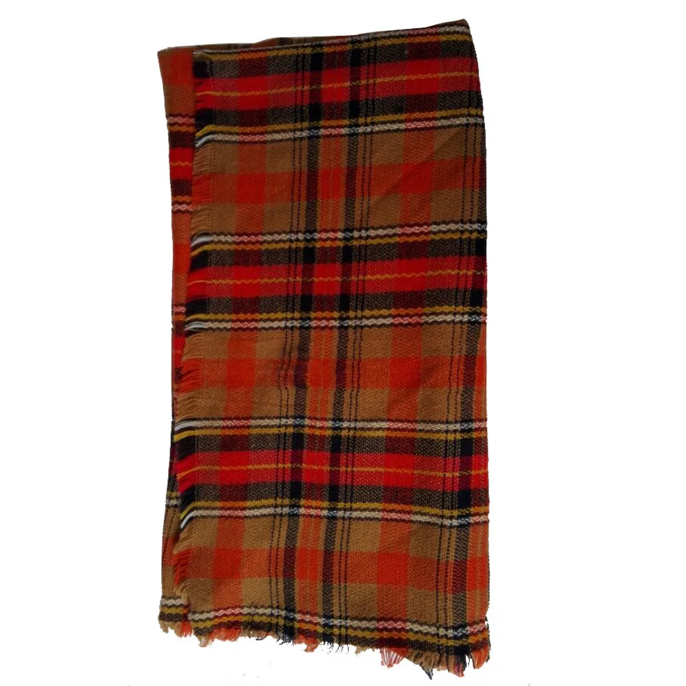 2016 new arrival Scarf Wrap Shawl Plaid Cozy Checked Lady Men Women Blanket Oversized font b