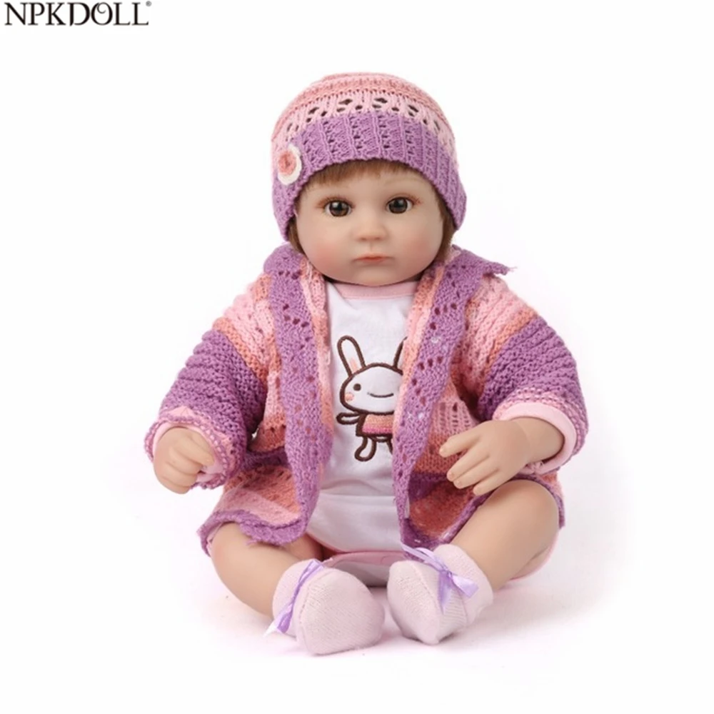 NPKDOLL 16 дюймов Детские куклы для новорожденных тканевые игрушки тела хобби