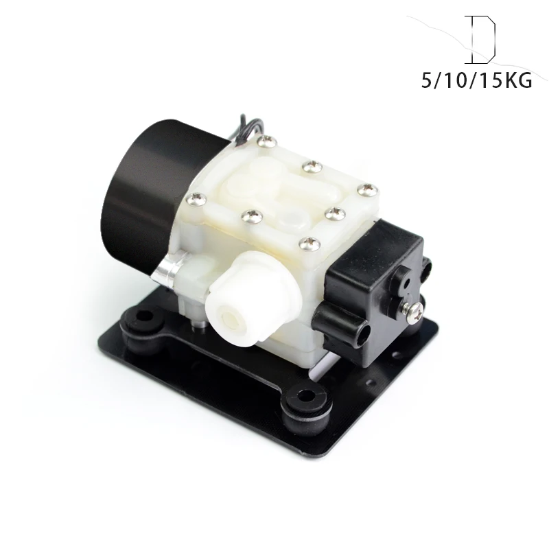 5kg/10kg Agricultural Plant Protection UAV Brushless Water Pump Self Sucking 12V 16W 0.45MPa