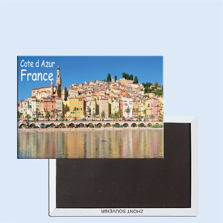 Магнитные Сувениры для холодильника Home on the coast of Cote d Bluetooth France 24257|magnetic souvenir|fridge