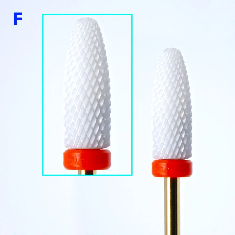 

Lengthened electric nail drill ceramic nail drill Milling cutter for manicure pedicure Apparatus for manicure Gel polish bit