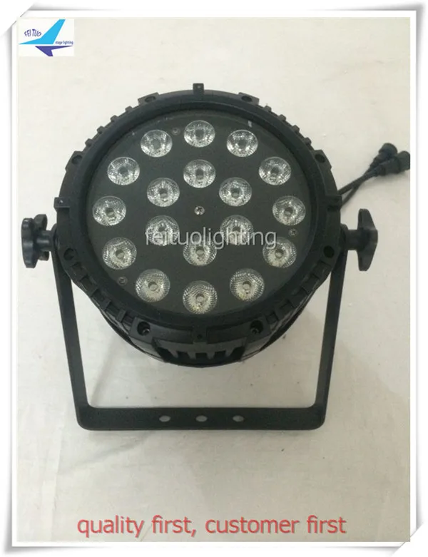 H-6/лот наружный ip65 led dmx 18*15 Вт rgbwa 5 в 1 par 64 led водонепроницаемый led par сценический светильник для дискотеки