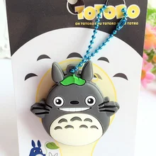 Kawaii дизайн Тоторо 4 см резиновый Бумажник крышка; ключница швейный колпачок чехол