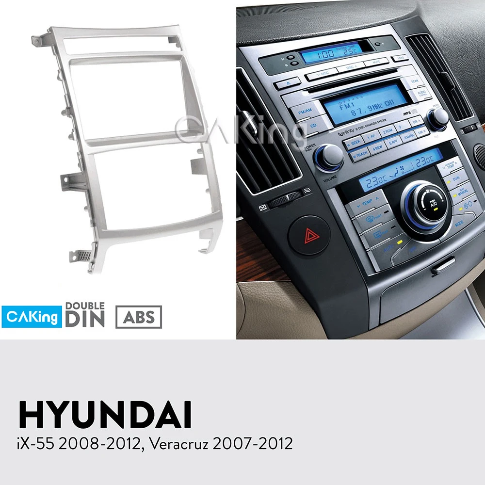 

Car Fascia Radio Panel for HYUNDAI iX-55 iX55 2008-2012, Veracruz 2007-2012 Dash Kit Facia Plate Adapter Cover Bezel Console