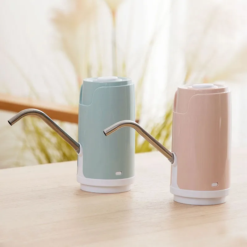 Перезаряжаемый диспенсер для воды USB Электрический питьевой бутылки офиса