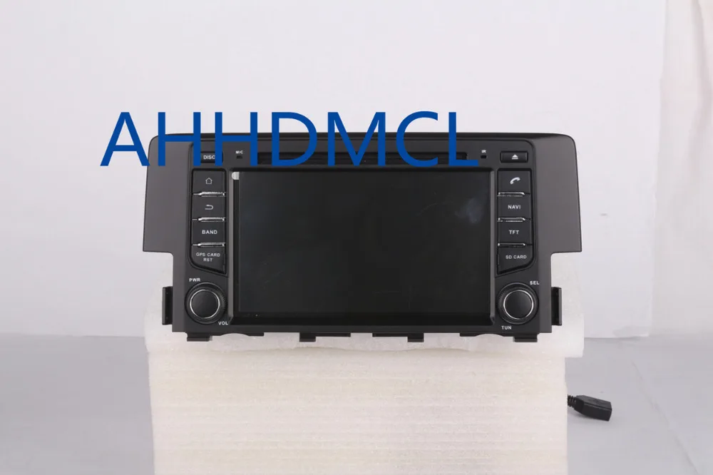 Best AHHDMCL Car Multimedia Player Stereo Radio Audio DVD Android 9.0 Navigation 2G RAM For Civic 2016 2017 0
