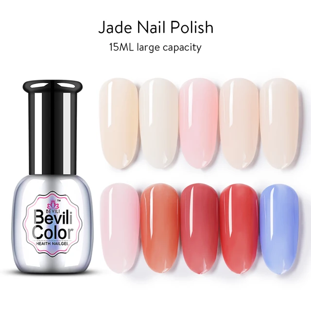 Bevili Color 15ml Nail Polish Glue Powder Skin Bevili Color 15ml Nail Polish Glue Powder Skin 2018 New Jelly