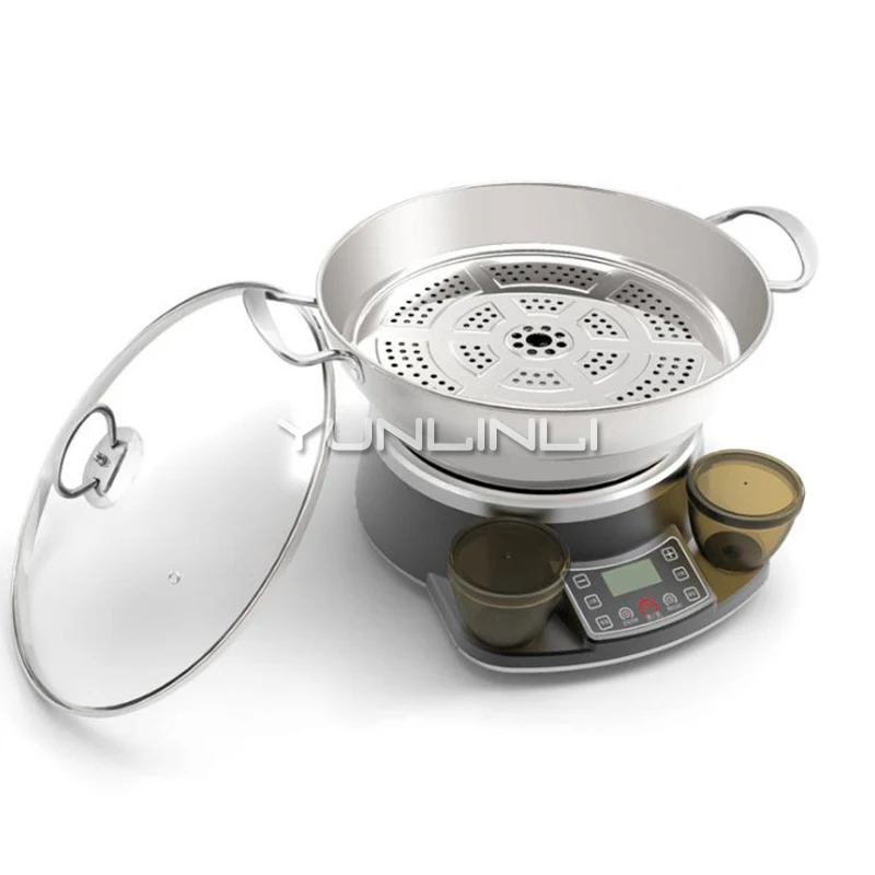 

Household Double-layer Automatic Seafood Steam Hot Pot Multifunction Electric Saucepan Food Steamer AP-169