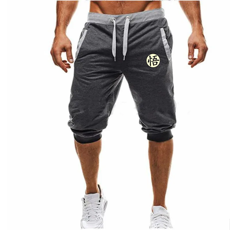 Шорты мужские s бермуды летние мужские шорты для бега Модные мужские брендовые шорты для фитнеса - Цвет: 2  Charcoal gray