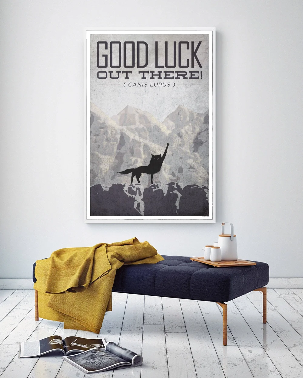 

Mr. Fox Wolf Poster Wall Art Wall Decor Canvas Prints Art Poster Paintings for Living Room No Frame