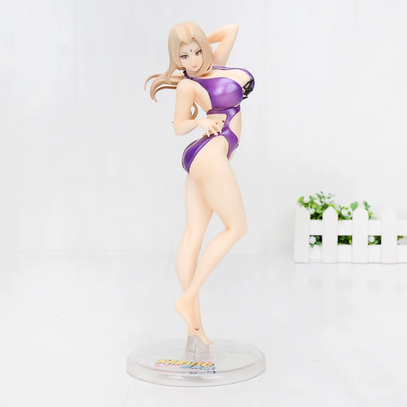 

anime hot girl Naruto Shippuden GEM GALS Tsunade Swimsuit Biniki PVC Action Figure Model Toys
