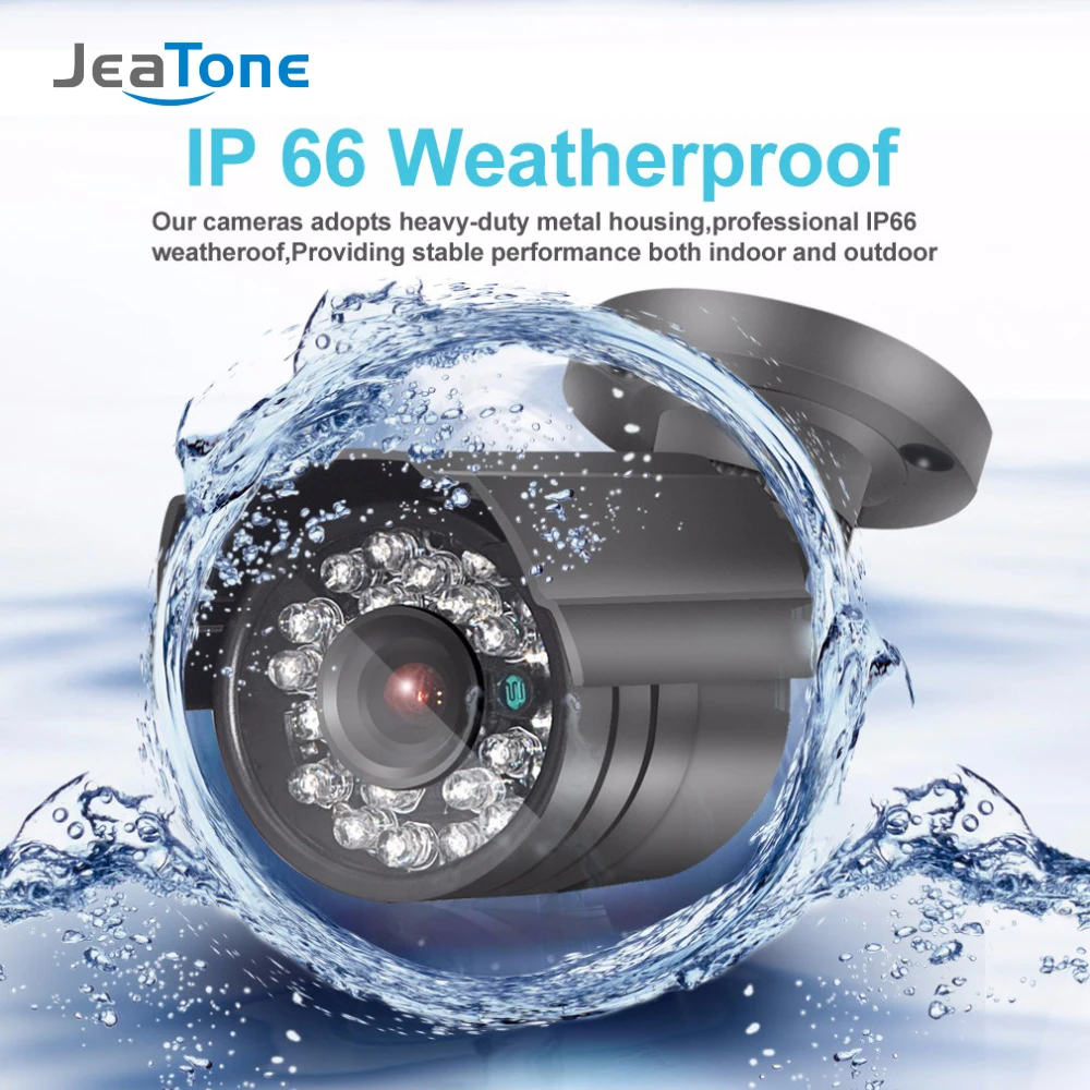Аналоговая камера видеонаблюдения JeaTone AHD 1080 МП P 24 светодиода|Камеры