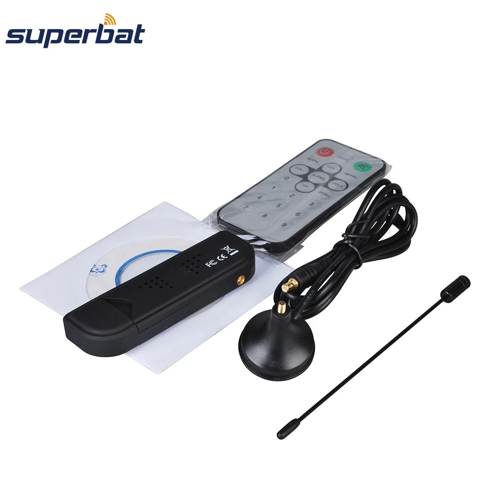 Superbat FM+ DAB USB DVB-T USB палка антенна RTL2832U+ R820T Беспроводная Антенна MCX Штекер коннектор 120 см кабель 90x28x15