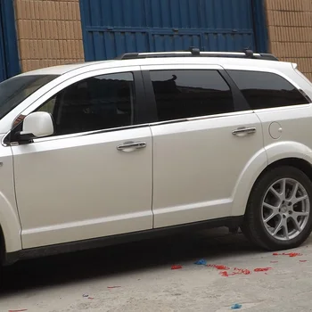 

Stainless steel Exterior Window Sill Lid Trims car accessories for dodge journey 2008 - 2016 2017 2018 Fiat Freemont Car Styling