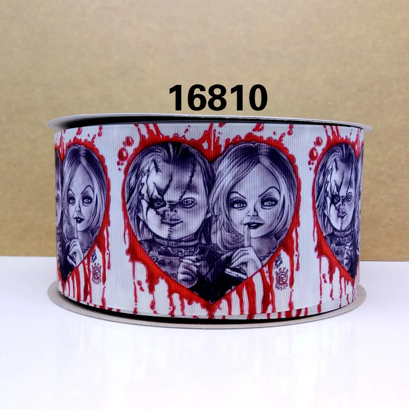 50 ярдов нисходящие печатные grosgrain ленты 16808