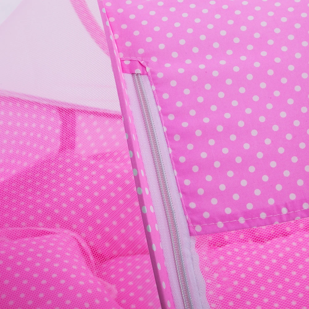 Portable Type Kids Comfortable Babies Travel Bed Sealed Mosquito Net Mattress Pillow Mesh Bag