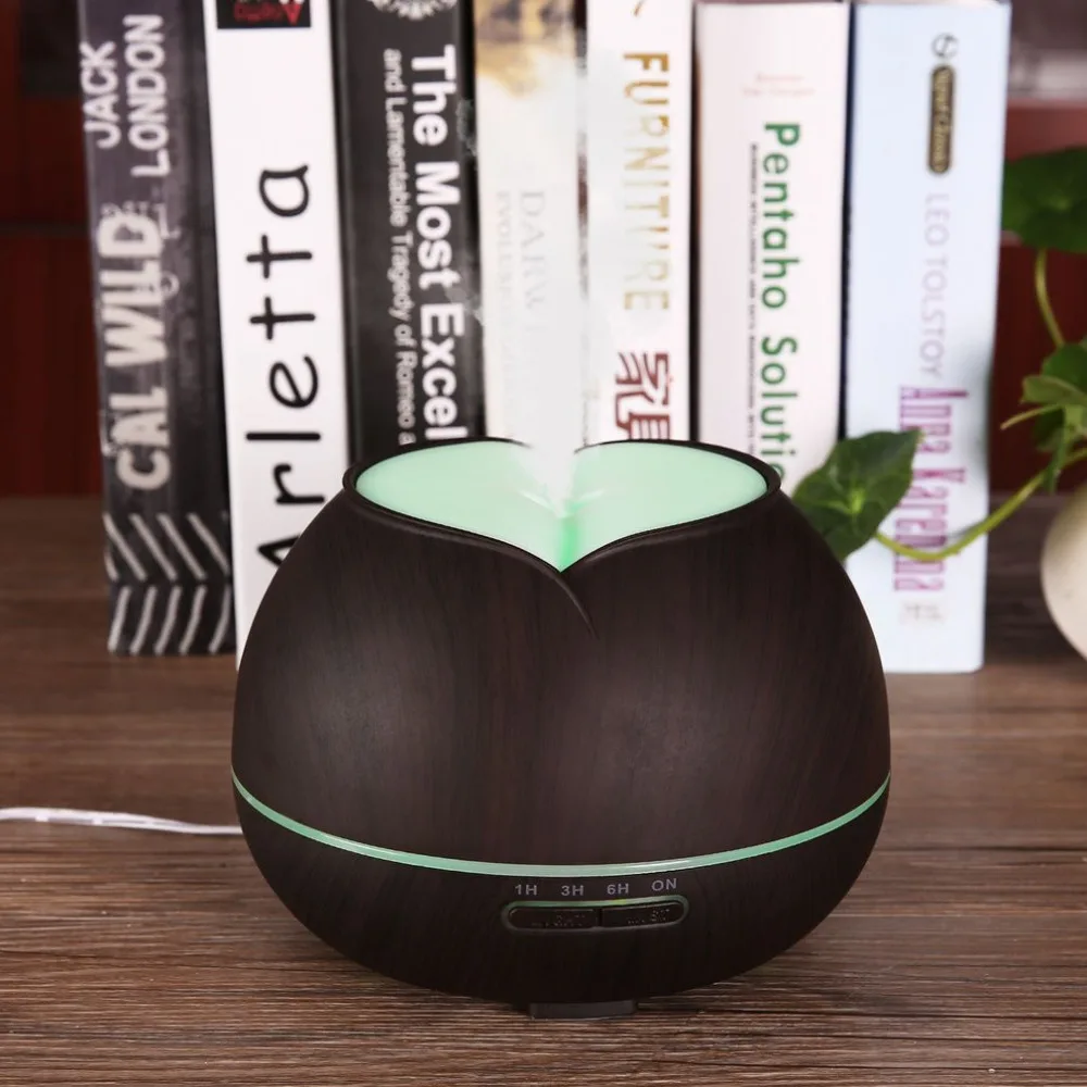 

Ultrasonic Aroma Air Humidifier Home Use Aromatherapy Machine Round Air Moistener Food Grade PP ABS Fragrance Lamp 110-240V