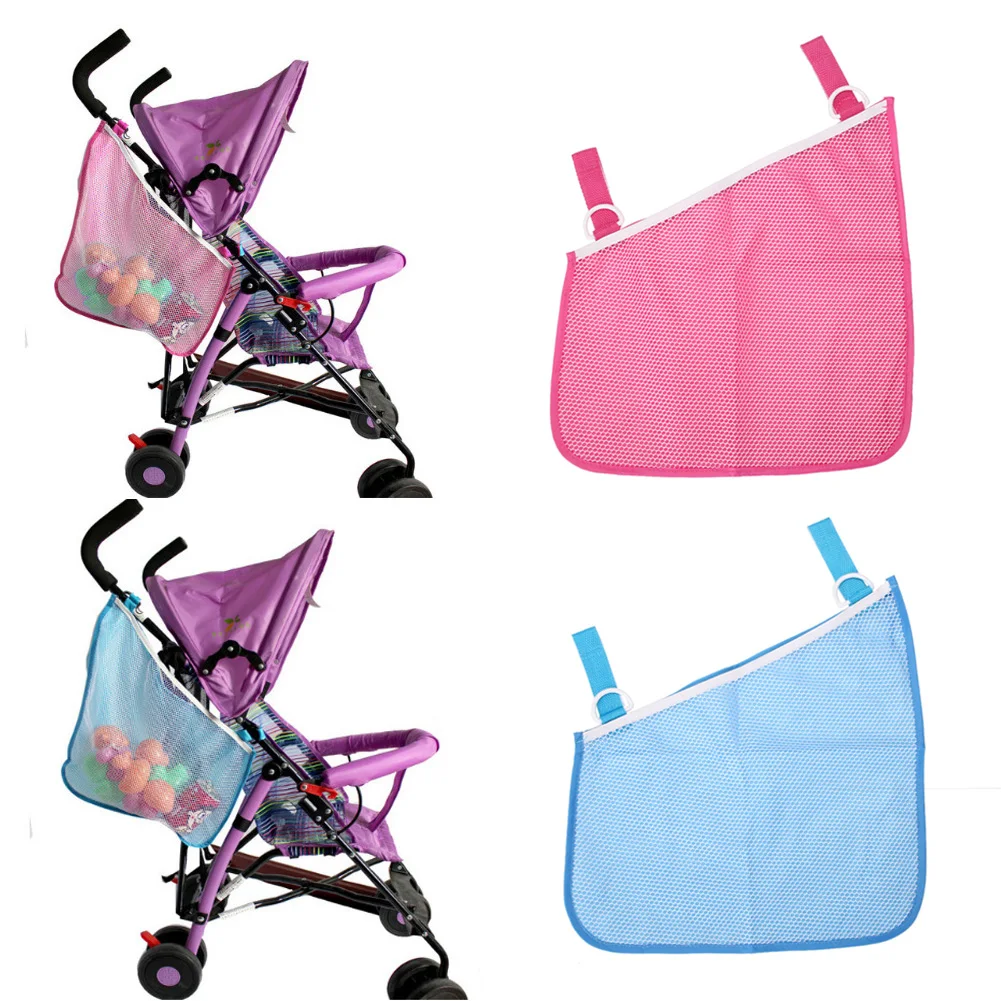 Baby Stroller Accessories Mesh Side Hanging Bag Infant Cart Pram Side
