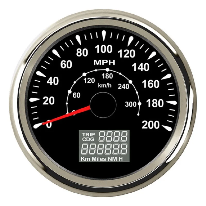 MPH GPS Speedometer Odometer Trip Counter 0 200MPH 0 160MPH for Car