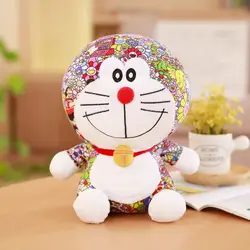 Милые Цвет Doraemon кошка плюшевые игрушки Мягкая кукла малыш плюшевые Playmate подушку игрушки украшения детей подарок на день рождения