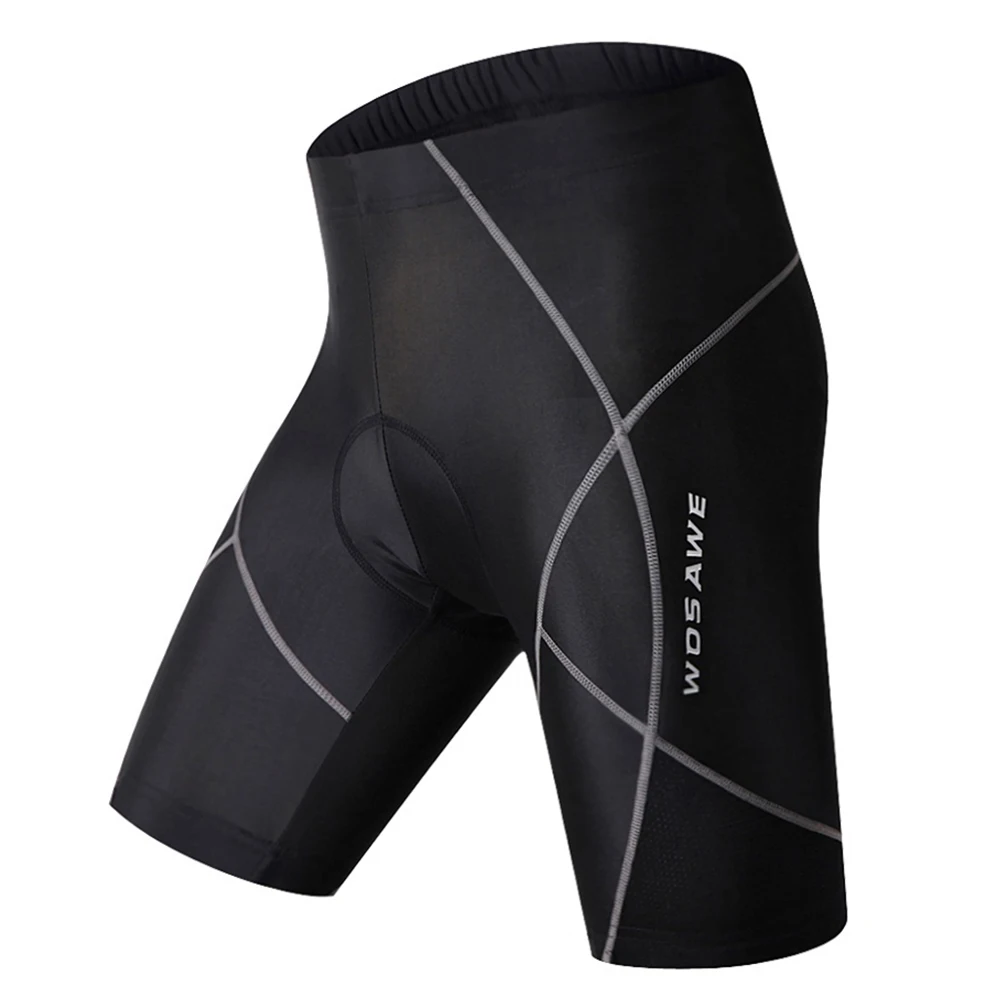Unisex Padded Cycling Shorts Shockproof MTB Road Bike Shorts Reflective