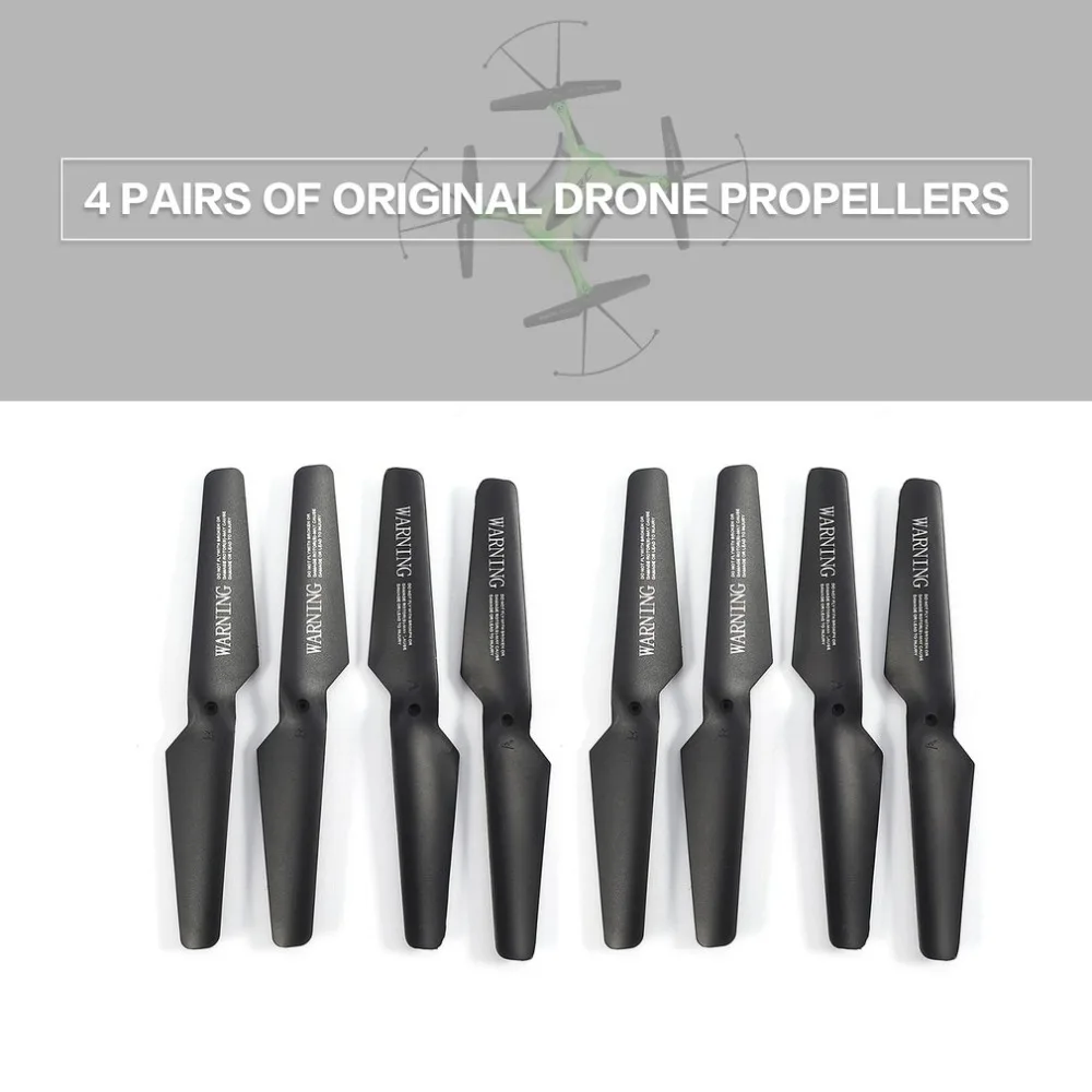 

4 Pairs of Original Mini Drone Propellers Parts Portable CW/CCW Propellers Compatible With JJR/C H31 RC Quadcopter