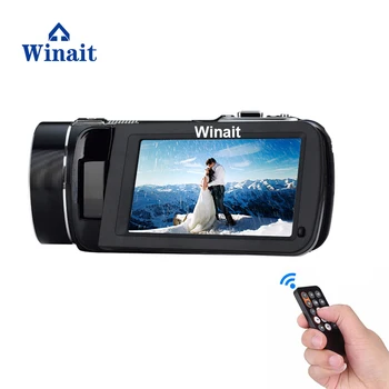

Winait 3.0'' touch display digital video camera with sd card up to 32GB extra macro lens Face Detection Wide Angle attachments