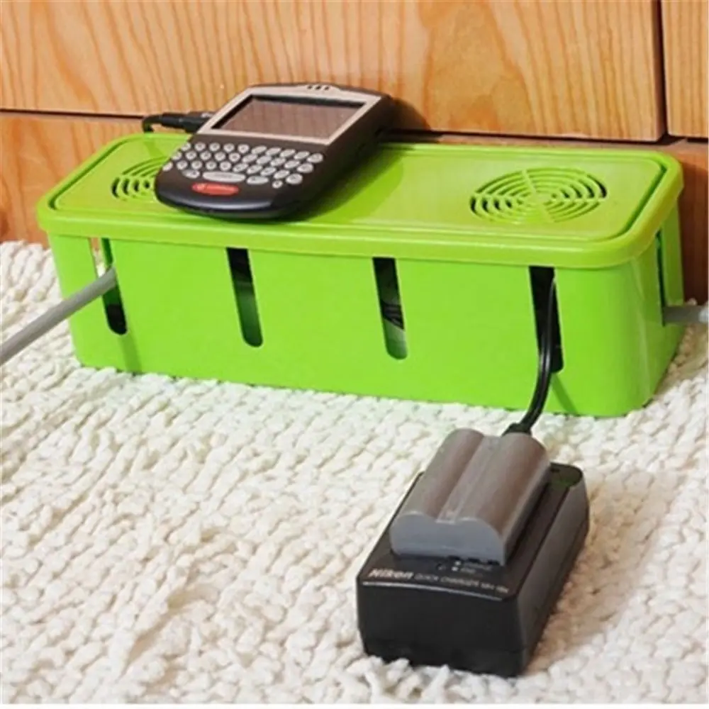 Anti dust Power Wire Collection Cable Box Power Cord Socket Storage Box
