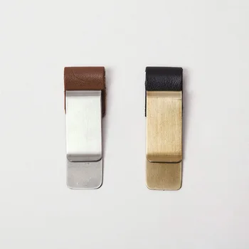 

Travelers notebook travel notebook vintage cowhide diary portcrayon purse stainless steel / copper pen clip to notebook