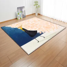 Простые ковры в японском стиле для гостиной, чайный стол, нескользящий коврик Детский ковер, коврики для спальни, прикроватные коврики большого размера