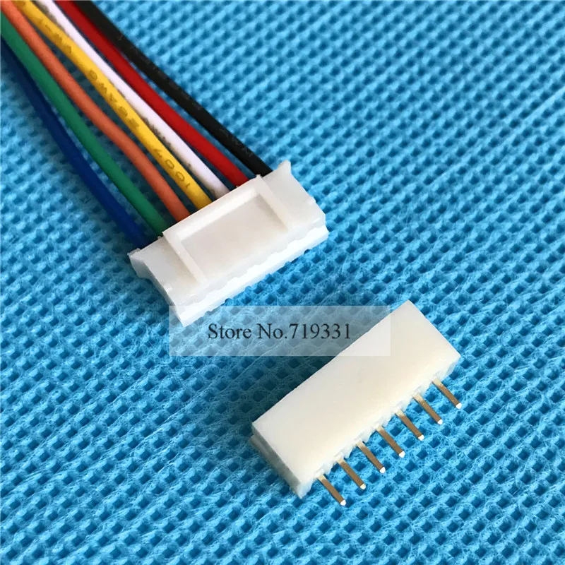 

50sets MIni 2.0mm 7pin Cable 2.0 7-Pin Connector plug Male Female Connector W. Wire