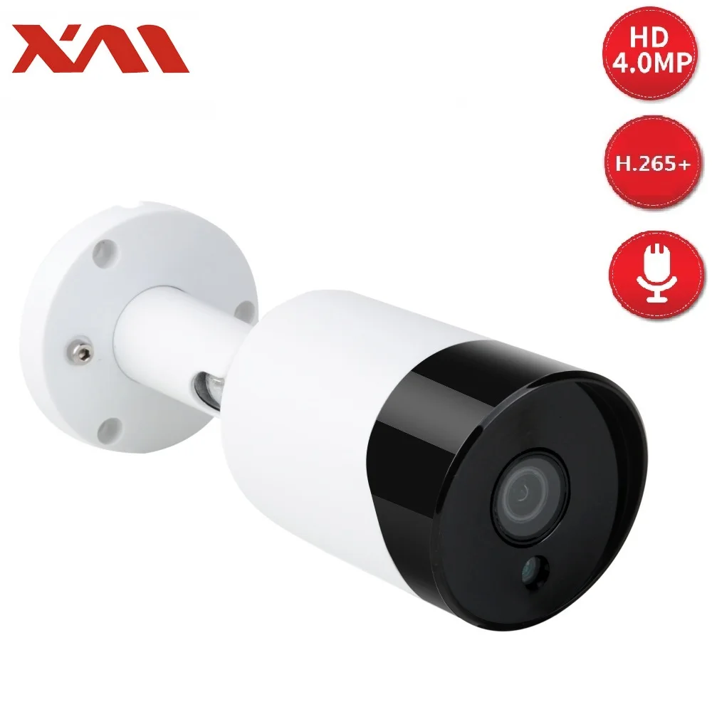  HD 4.0MP Audio Record CCTV Macchina Fotografica del IP di POE Esterna Impermeabile di IR P2P Onvif 