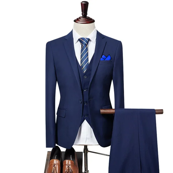 Aliexpress.com : Buy Desirable Time Blue and Purple Wedding Groom Suit ...