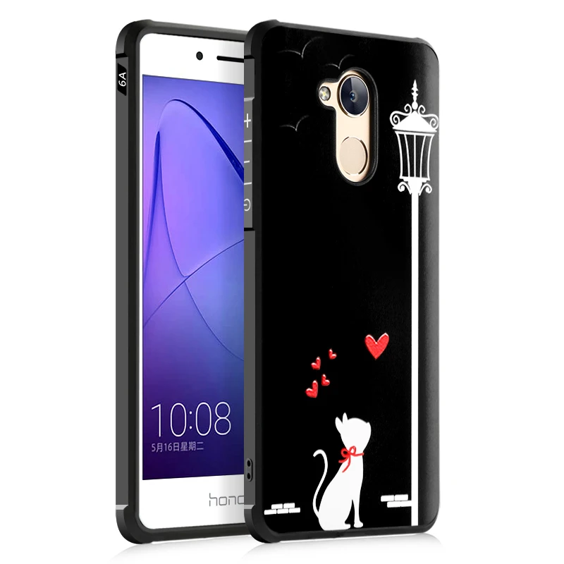 

Phone Cases For Huawei Honor 6A Case Luxury Anti-knock 3D Soft Silicone TPU Back Cover Case For Huawei Honor 6A 5.0 Coque Fundas