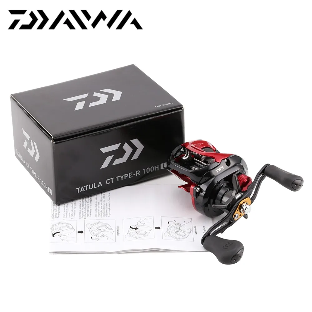 Оригинальный Daiwa tatola CT TYPE R baitcasing катушка 100XS 8 1: 1 Передаточное отношение 8BB TWS