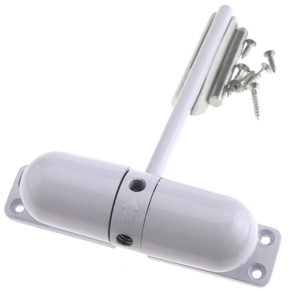 

Newly 20-70kg Zinc Alloy Spring Automatic Door Closer Mounted Door Stops Adjustable Surface XSD88