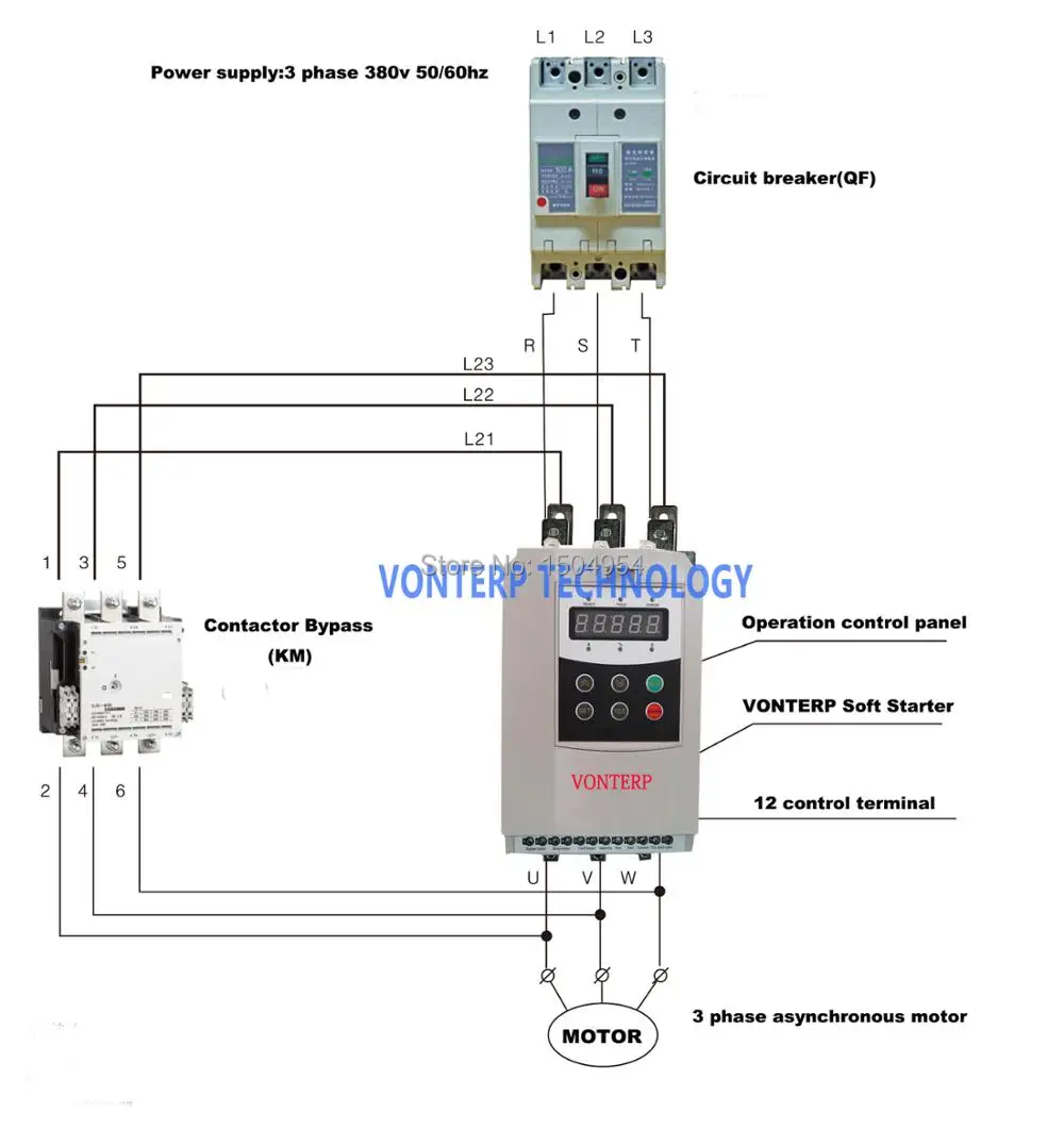 380v 3-фазовый 7,5/11/15/18,5/22/30/37/45/55/75kw 50 Гц мягких стартеров/электродвигатель переменного тока soft starter/380 v трехфазный двигатель устройство плавного пуска