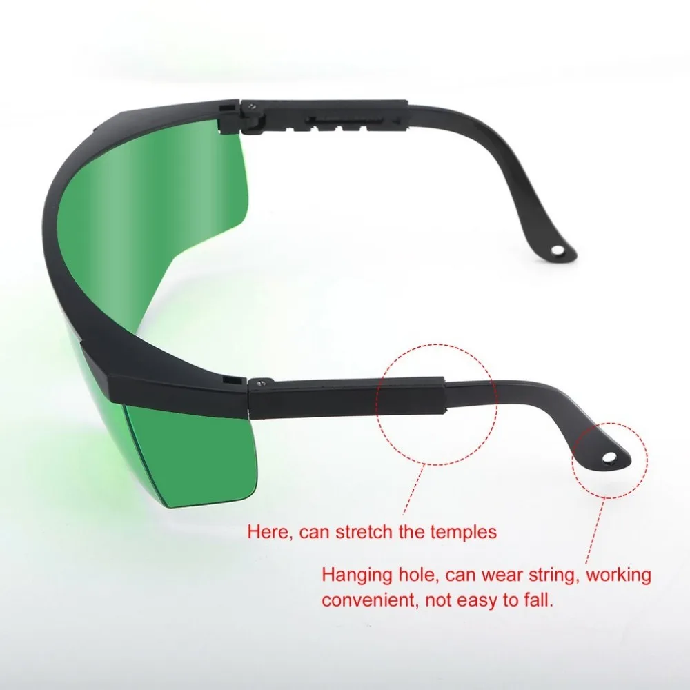Лазерные защитные очки для фиолетового/синего 200-450/800-2000 нм абсорбционные круглые анти-пылезащитные очки рабочие очки