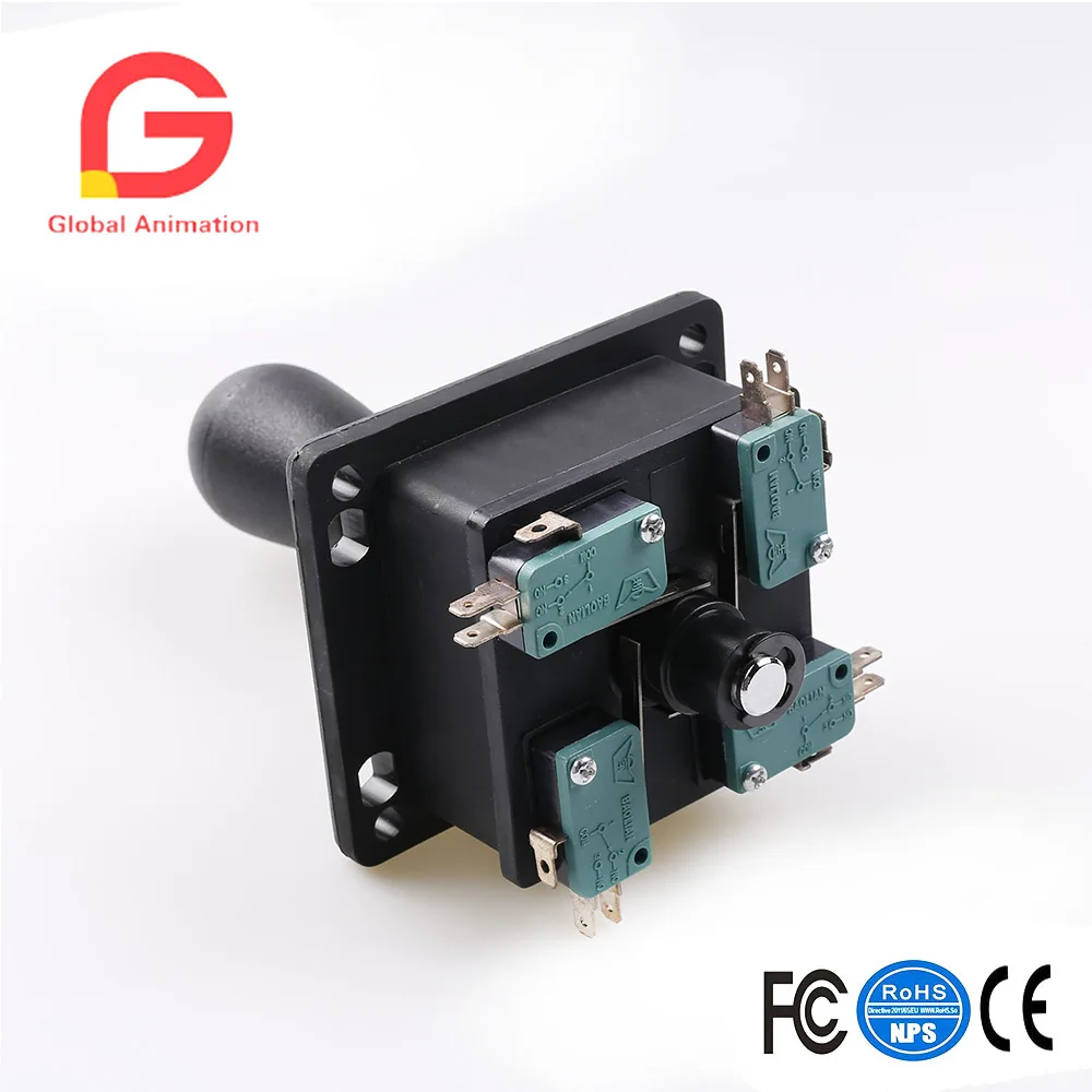 Arcade Game DIY Accessories Kit for PC and Raspberry Pi 2Pin 8way Happ joystick and gilded  LED Illuminated push buttons