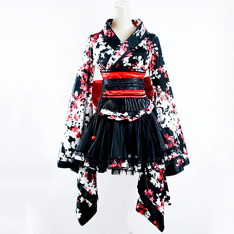 Pyon, милое платье принцессы с кроликом и хвостом, милое кимоно горничной, платье лолиты из плотной ткани, бальное платье с v-образным вырезом