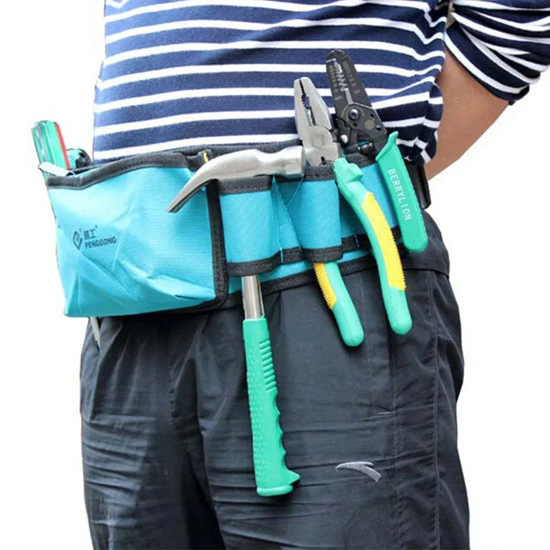 Без инструментов аппаратная механика Холщовая Сумка для инструментов утилита карманный мешок Утилита сумка с ремнем просто сумка