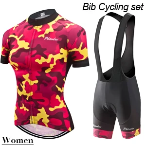 Phtxolue, комплект для велоспорта, женская одежда для велоспорта, одежда для велоспорта, комплект для велоспорта - Цвет: Bib Cycling Set