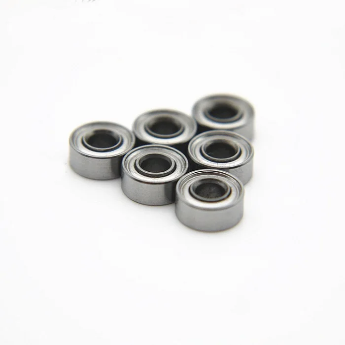 10 Pcs 7x17x5mm 697ZZ Metal Double Shielded Ball Bearing Bearings 7*17*5
