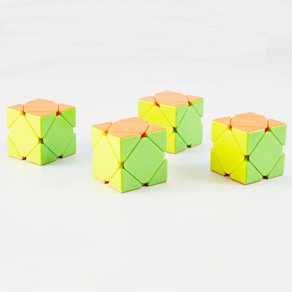 Циклон для мальчиков без наклеек Магнитный 3x3x3 перекос магический куб скорость головоломка игры Кубики Развивающие игрушки для детей