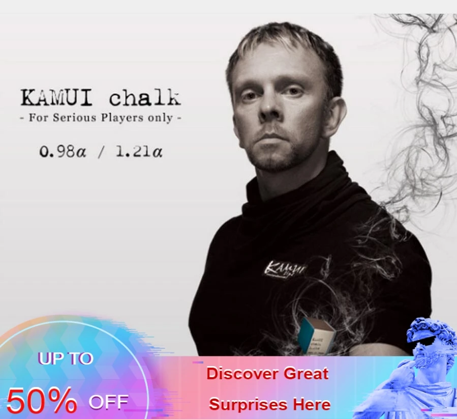

KAMUI Chalk 0.98 1.21 BETA - SKY BLUE - One piece Billiard Accessories Professional High Quality Billiard Chalk Durable 2019
