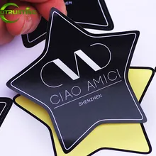 Leotrusting 1000 шт. Пользовательские белый/черный винил клей Наклейки Индивидуальные Свадебная вечеринка приглашение на день рождения подарок Коробки Наклейки