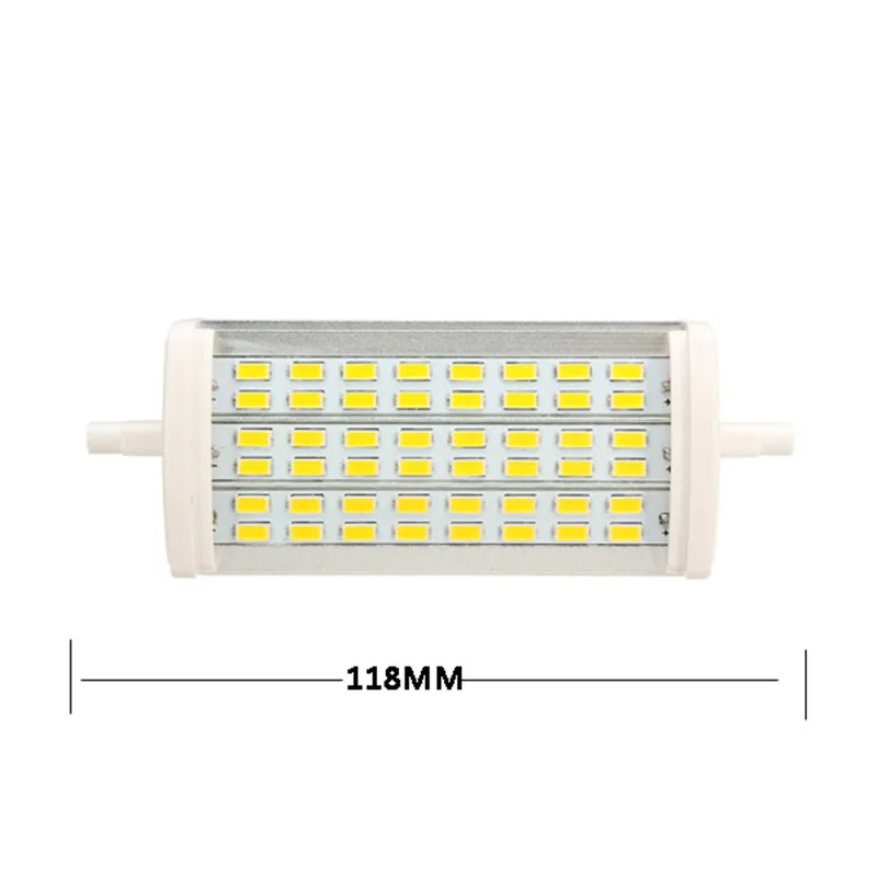 CLAITE энергосбережения R7S Нерегулируемых светодиодный лампы 14 W 48 SMD 5730 118 мм лампа переменного тока в виде кукурузы 85-265 V домашнего освещения