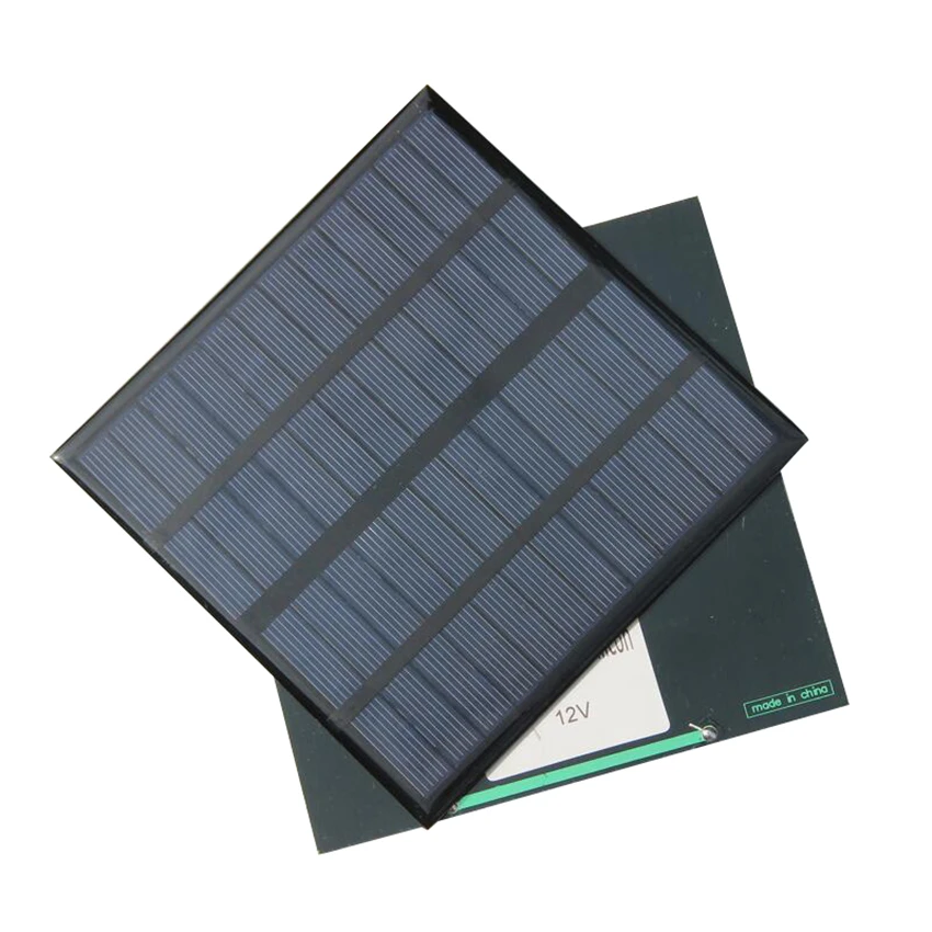 Zerosky 3W 12V Панели солнечные гибкие элементы DIY поликристаллический кремний и