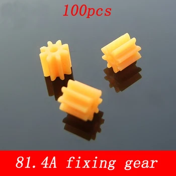 

100pcs 81.4A Shaft Fixing Gear Hole Dia 1.4mm Main Axle Gears Connector for DIY RC Model 4WD Cars Gear Set Drive Shaft Adapter