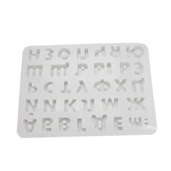 

Russian Alphabet for ios Letters Silicone Mold Baking Moulds For Cake Chocolate Jelly Sweets Pudding Fondant Decorating Tools